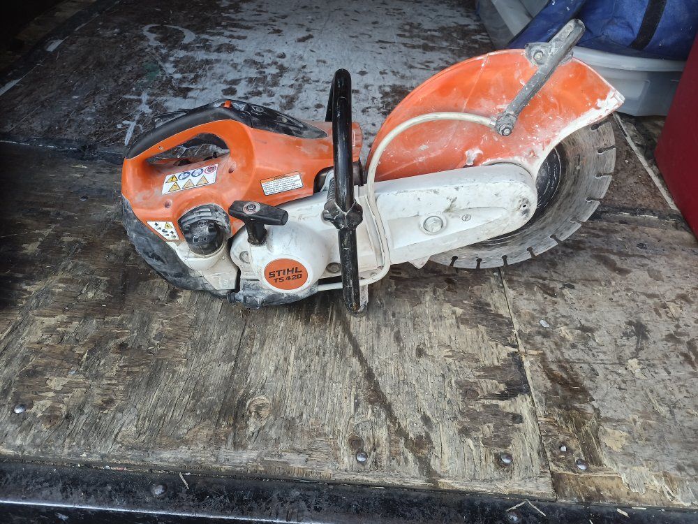 Stihl TS 420 Cutquik Gas Cut-Off Saw Concrete Saw