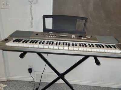 Yamaha YPG-235 Portable Grand 76-Key Digital Piano Keyboard with Stand