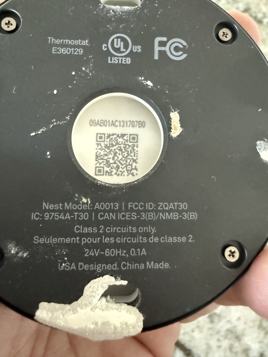 Google Nest Learning Thermostat (3rd Generation)