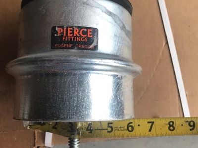 Pierce 6" weld on riser stub rink lock used in irrigation farm and golf clubs
