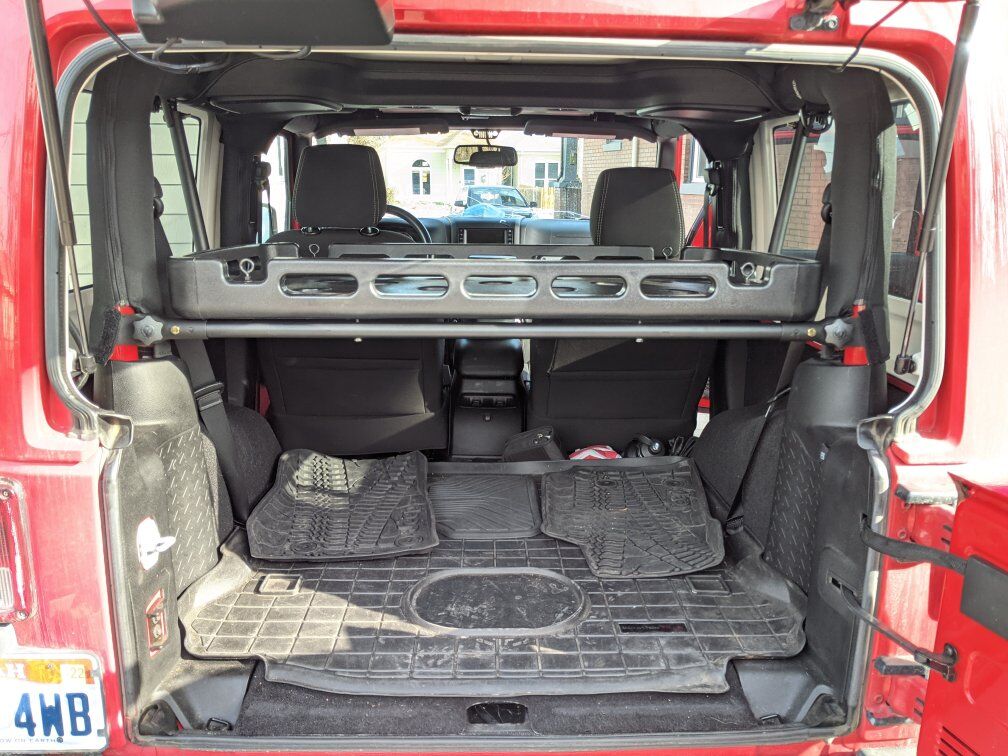 Bestop Tray and Mount - Jeep Wrangler JK & TJ