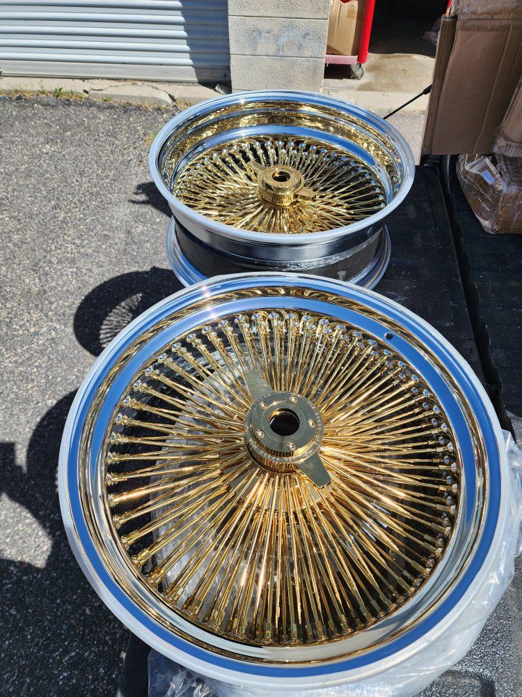 20 inch triple gold staggered new