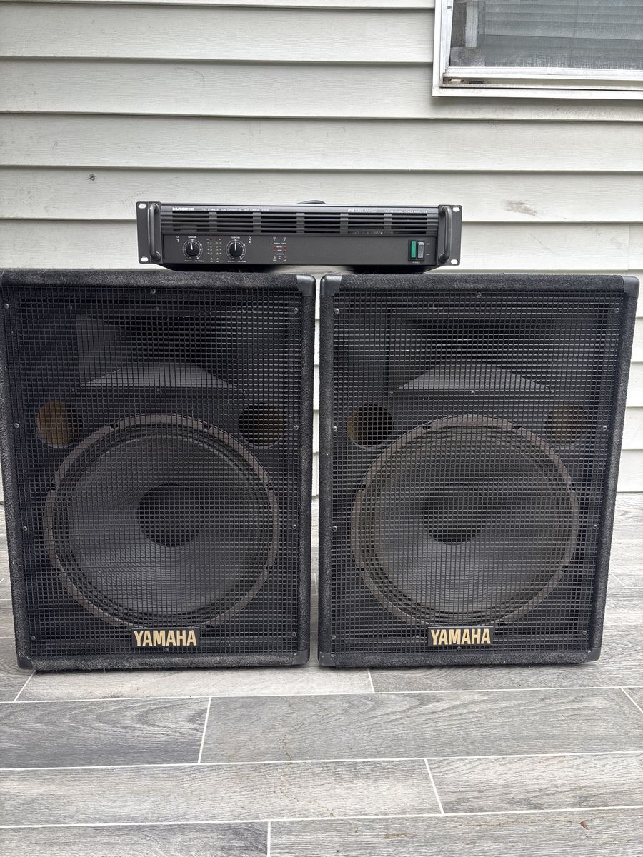 Amp and speakers