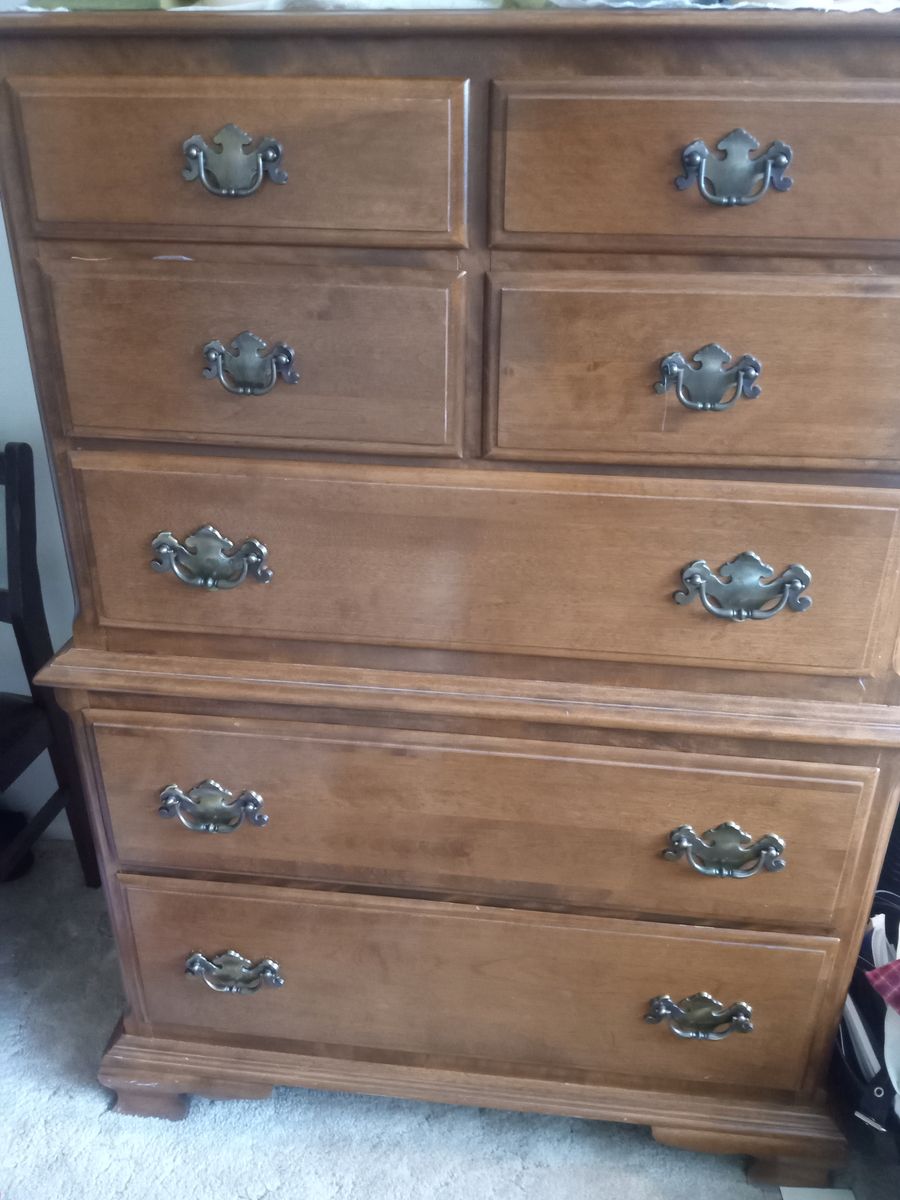 Beautiful Vintage 7 Drawer Ethan Allen Chester Drawers Dresser