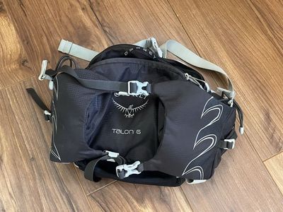 Osprey Talon 6 Lumbar Hiking Waist Pack - Black