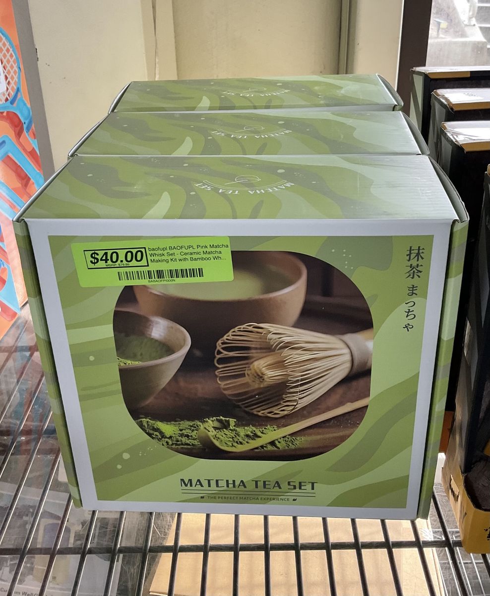 Pink Matcha Whisk Set