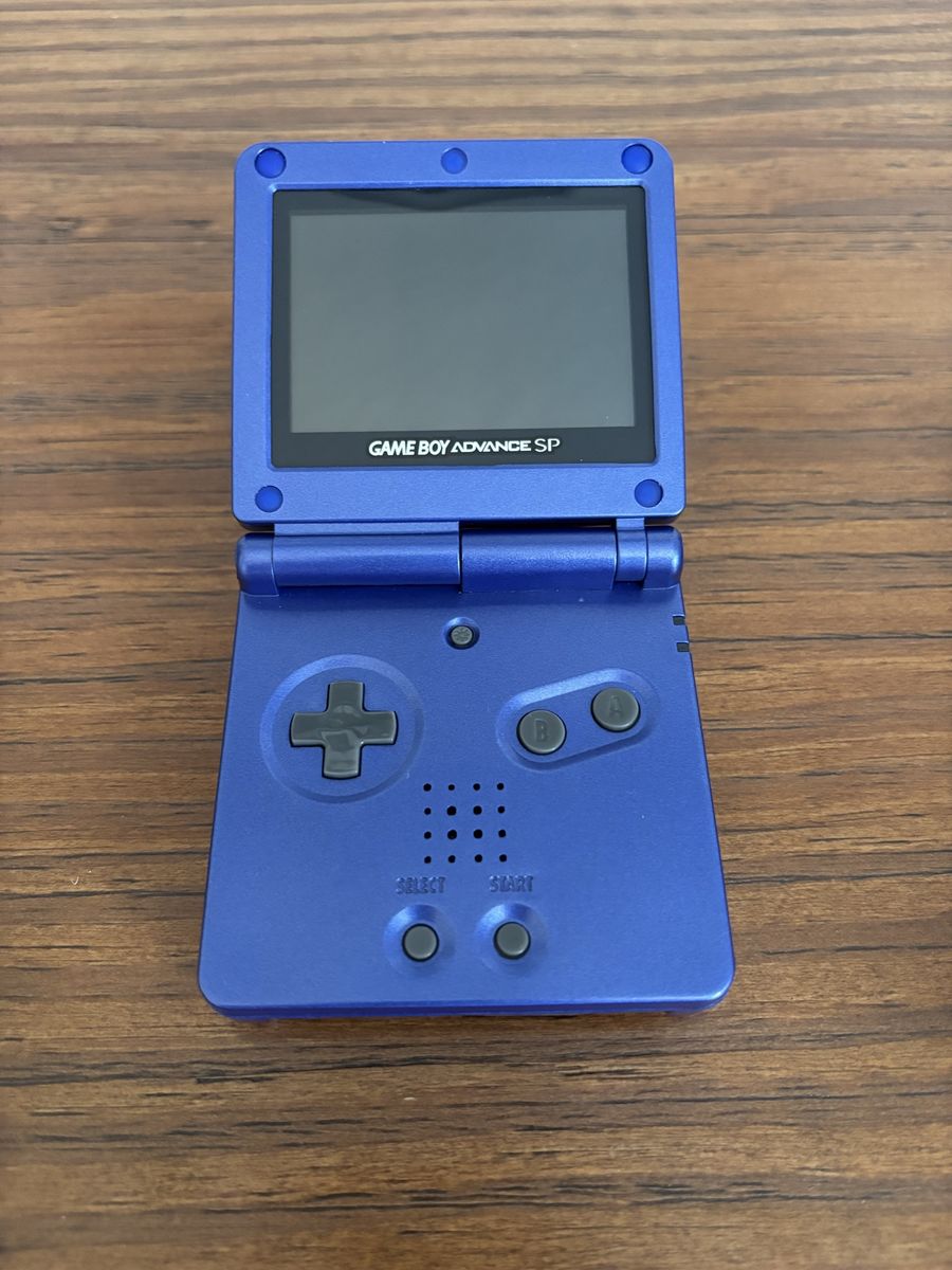 Nintendo Game Boy Advance SP AGS-101 (Brighter Backlit Screen) Blue Handheld System