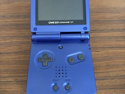 Nintendo Game Boy Advance SP AGS-101 (Brighter Backlit Screen) Blue Handheld System