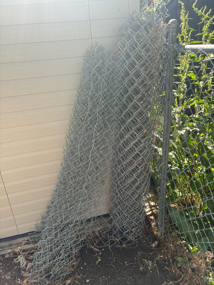 Chain link fence