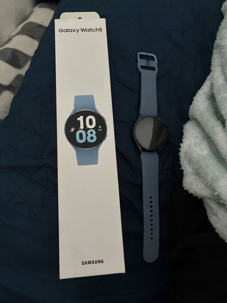 Samsung Galaxy Watch5 Smartwatch - Blue, Bluetooth (No Charger)