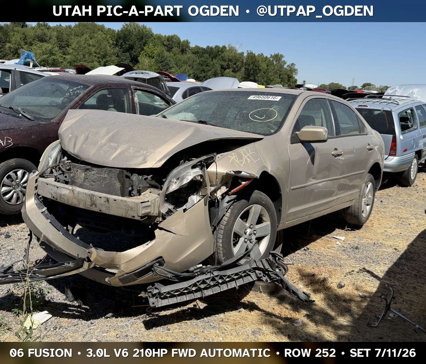 2006 Ford Fusion Parts - UTPAP Ogden