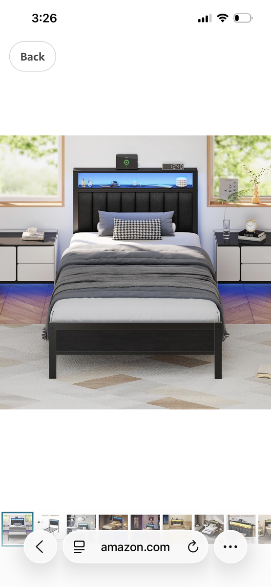 Twin bed frame
