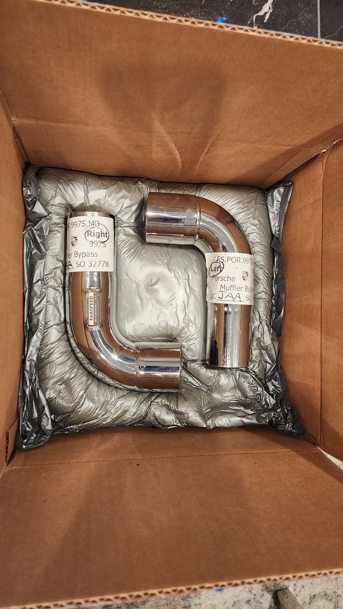 Fabspeed Porsche 997 Carrera Muffler Bypass Pipes (2005-2008)
