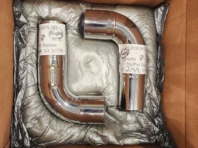 Fabspeed Porsche 997 Carrera Muffler Bypass Pipes (2005-2008)
