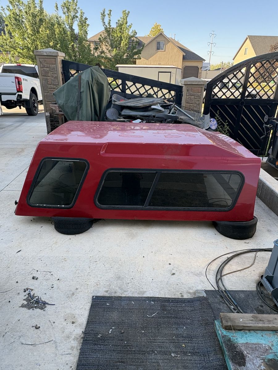 Vermilion Red Truck Shell for Ford Super Duty Long Bed (2000-2014)