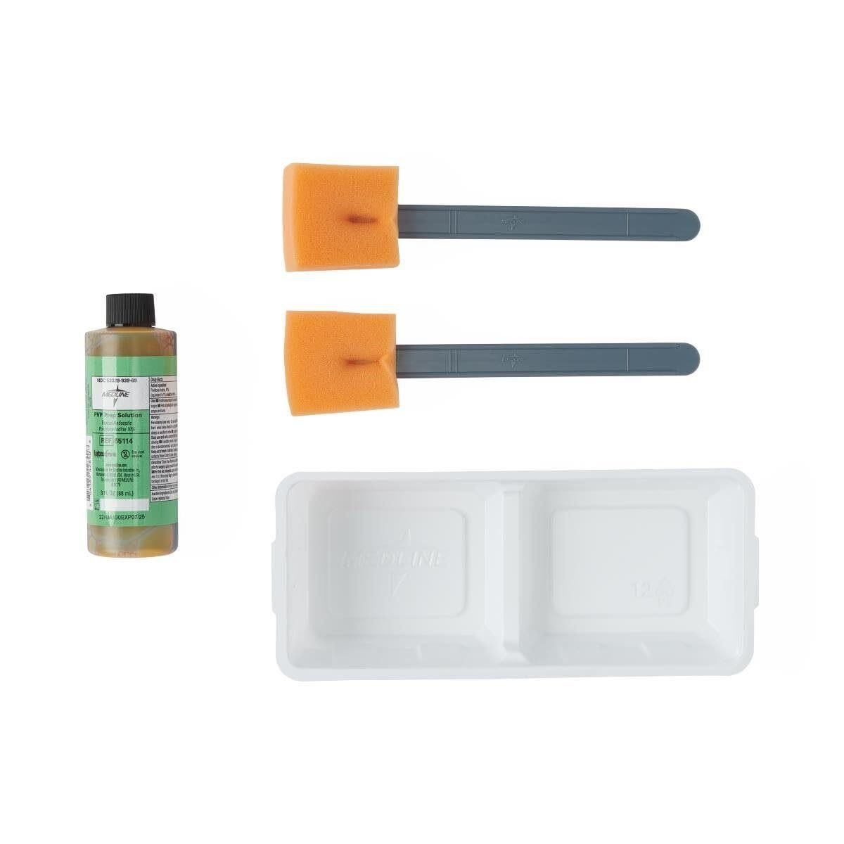 Case of 20 PVP Paint Sponge Stick w/ Sterile Trays