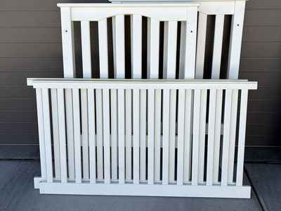 PBK Kendall Convertible Crib and Lullaby crib and toddler 2 stage mattress