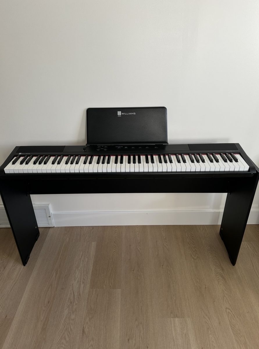 Williams 88 Touch Sensitive Digital Piano with Bluetooth capable