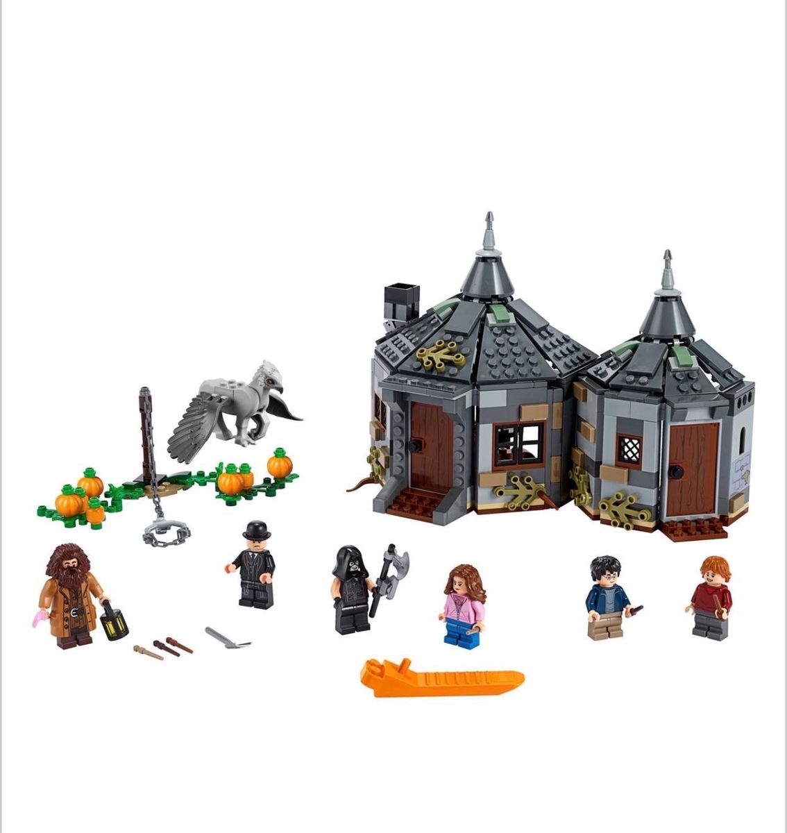 LEGO Harry Potter Hagrid's Hut: Buckbeak's Rescue (75947) Playset - Complete with Minifigures