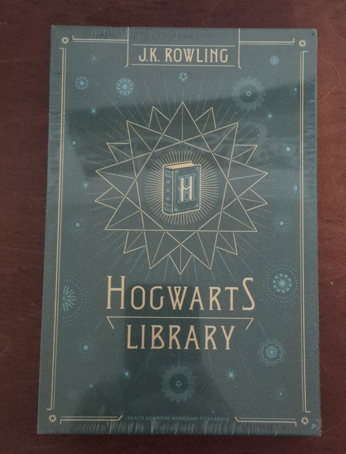 The Hogwarts Library Box Set (3 Books) Fantastic Beasts, Quidditch, Tales of Beedle the Bard