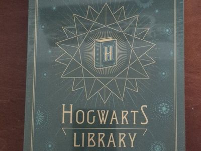 The Hogwarts Library Box Set (3 Books) Fantastic Beasts, Quidditch, Tales of Beedle the Bard