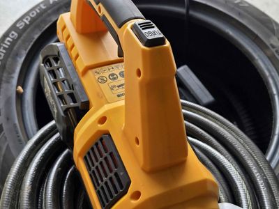 Ework Cordless Leaf Blower Yellow Handheld Power Tool