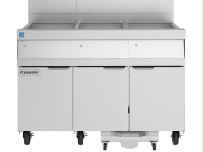 Frymaster SCFHD350G 150lb. Natural Gas Commercial Deep Fryer, 3-Unit, Thermatron Control