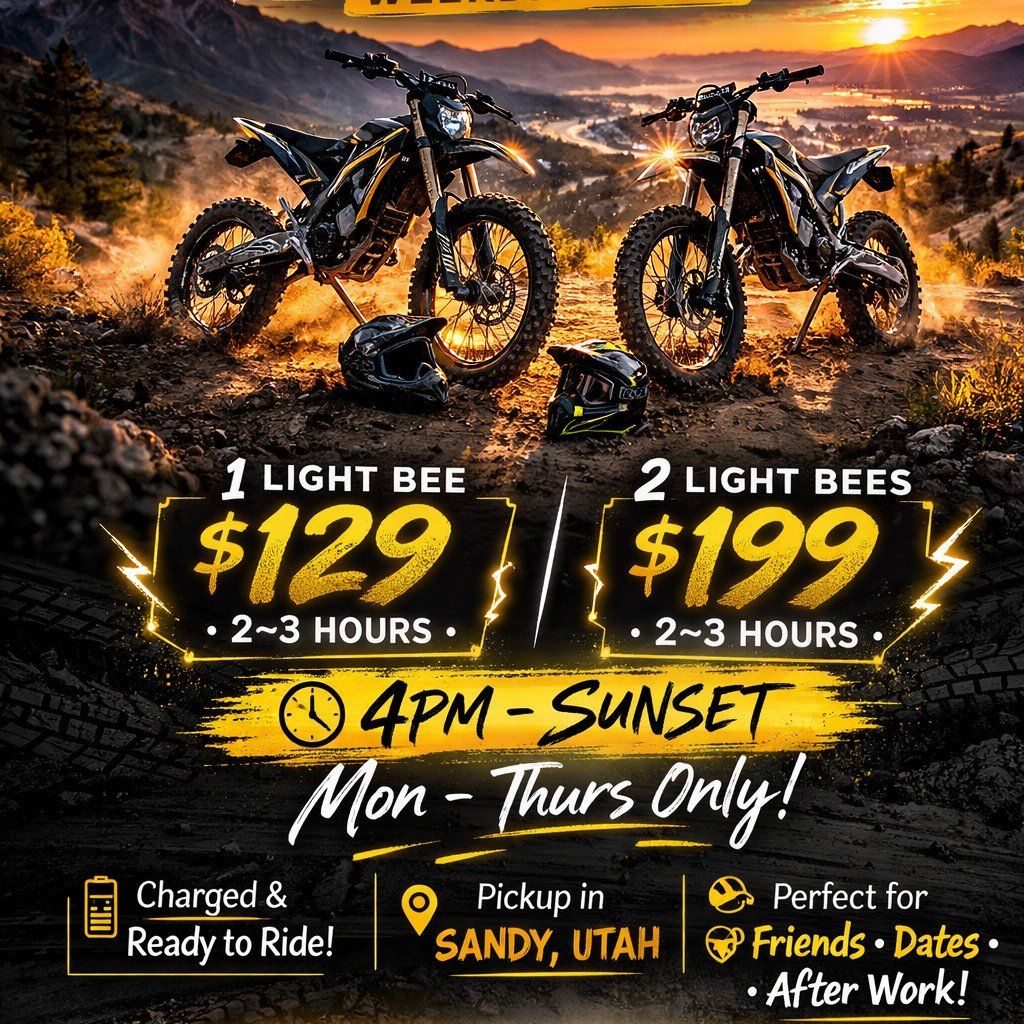 Surron after hours ride