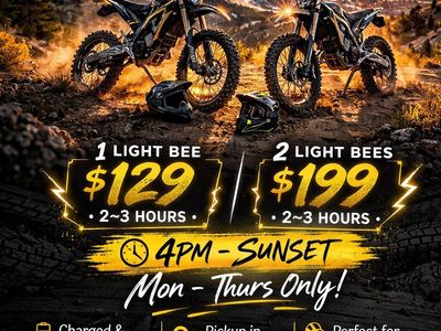 Surron after hours ride