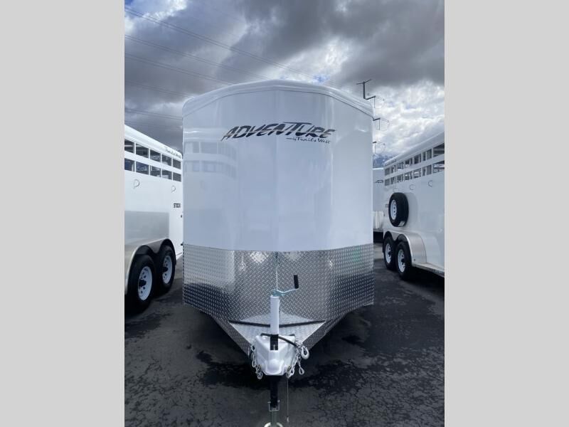 New 2025 Trails West Adventure 2 Horse Adventure II – Swing-Out Saddle Rack & More