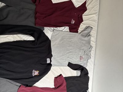 Challenger School Uniform Lot - Polos, Sweaters & Pants - Multiple Sizes, Excellent Condition