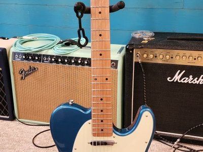Harley Benton VT Series Telecaster Electric Guitar - Metallic Blue