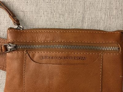 Leather cross body bag