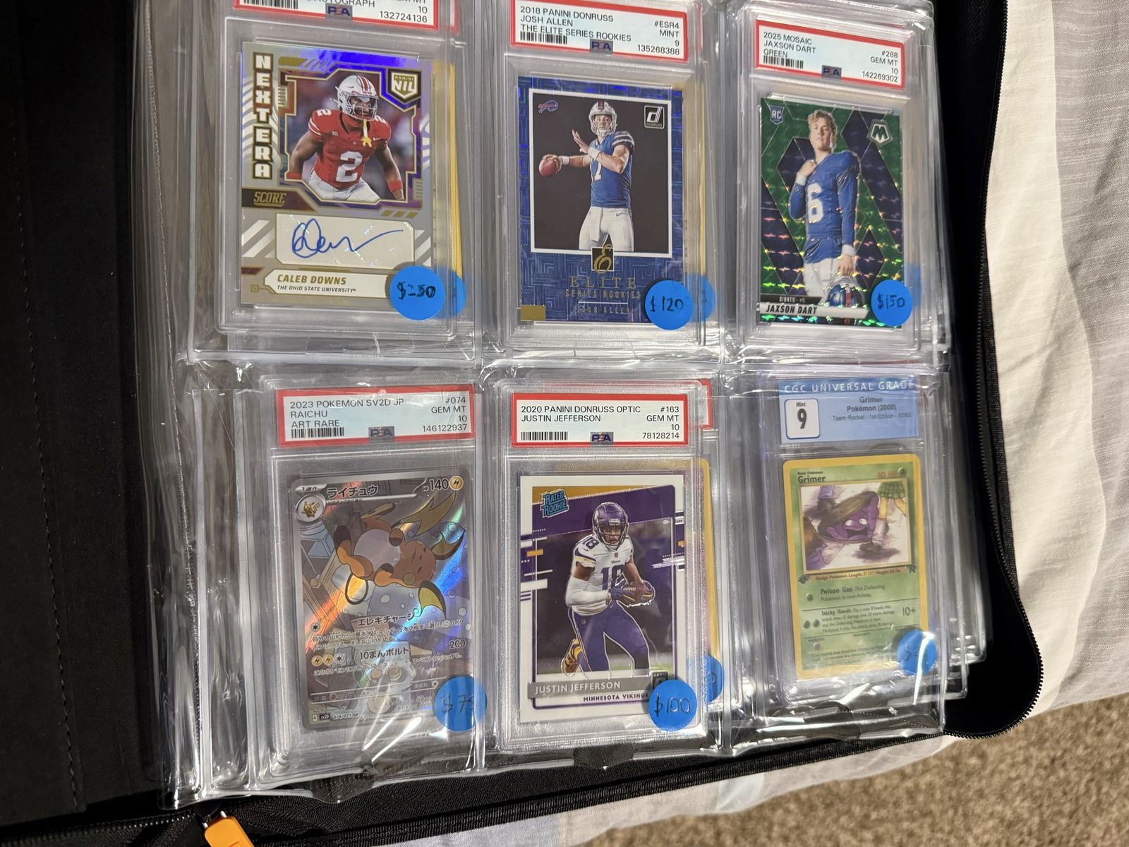 Assorted Graded Sports and Pokémon Trading Cards PSA & CGC Slab