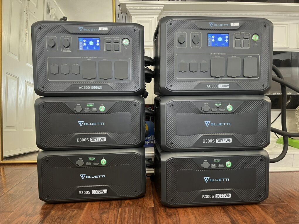 BLUETTI AC500 and B300S