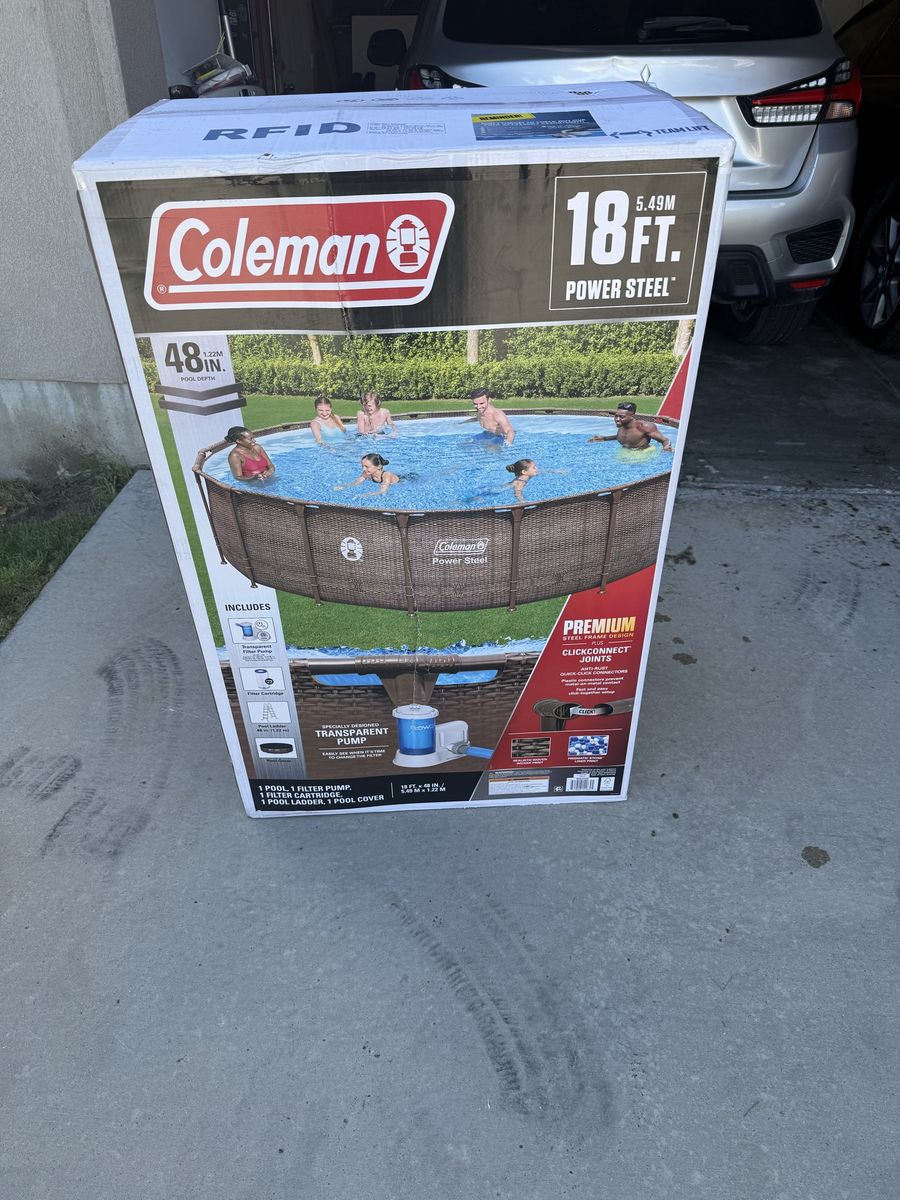 Coleman 18 Ft. Power Steel Above-Ground Pool