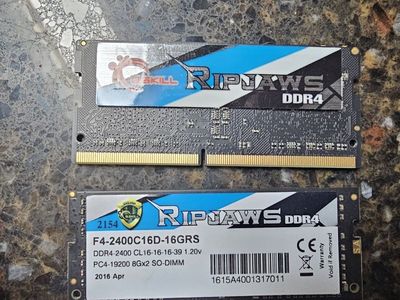 16GB 2x8 DDR4 Sodimm laptop ram.