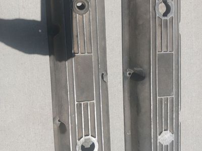 Finned Aluminum Valve Covers, big block Ford FE