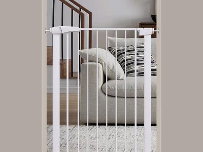 28.5"-32" x 30" H White Safety/Baby Gate
