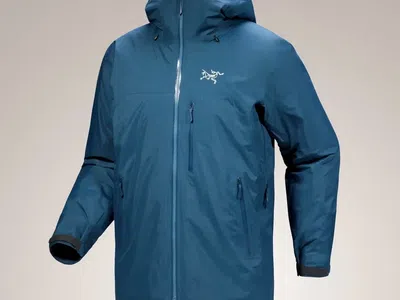 NWT Arc'teryx Beta Gore-tex Insulated Hooded Jacket Nightscape Blue Men's Small