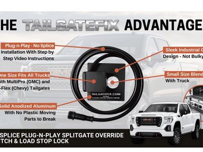 *Brand new Gmc chevy Multi pro tailgate auto override switch