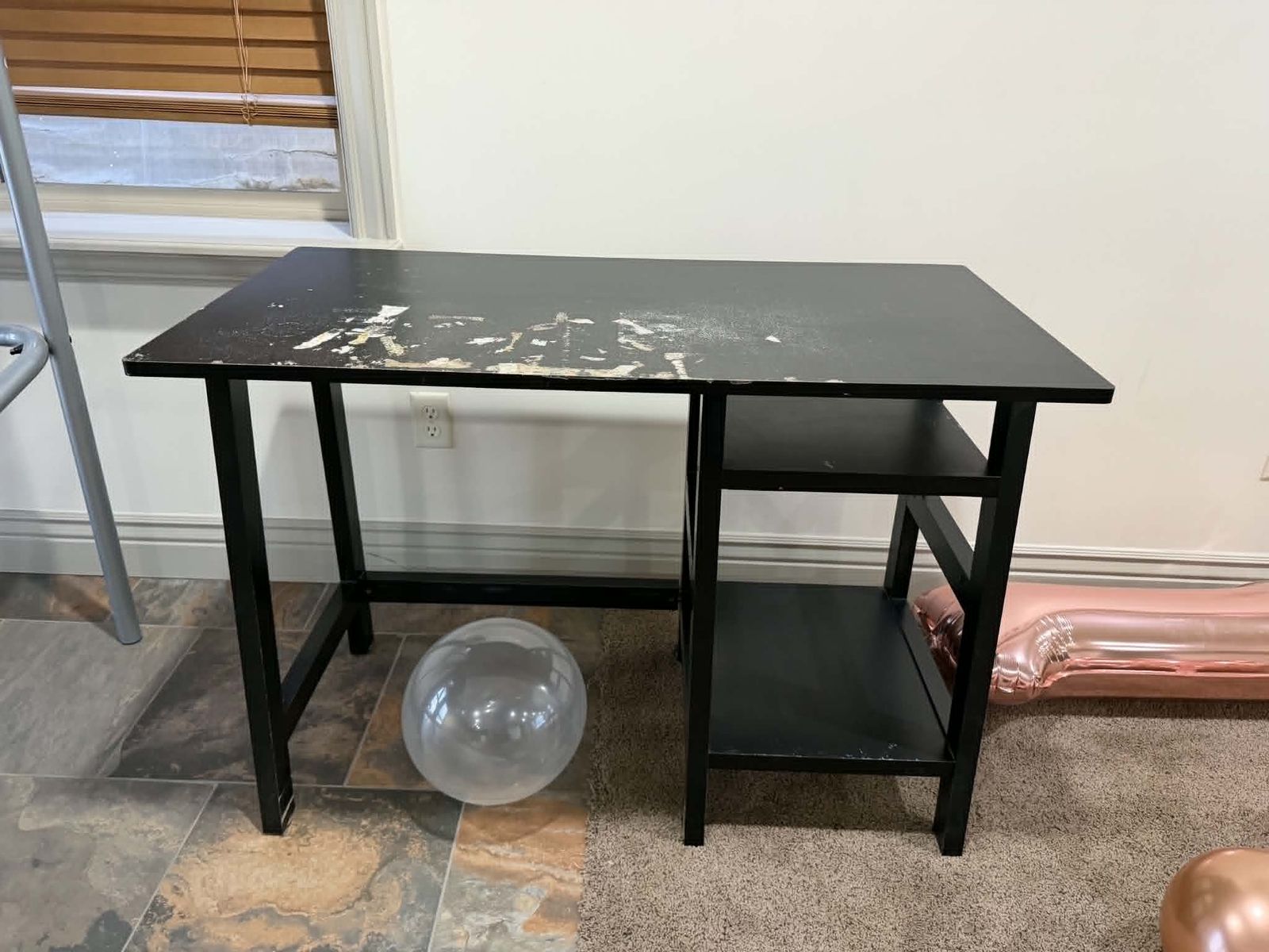 Desk: Black: Small