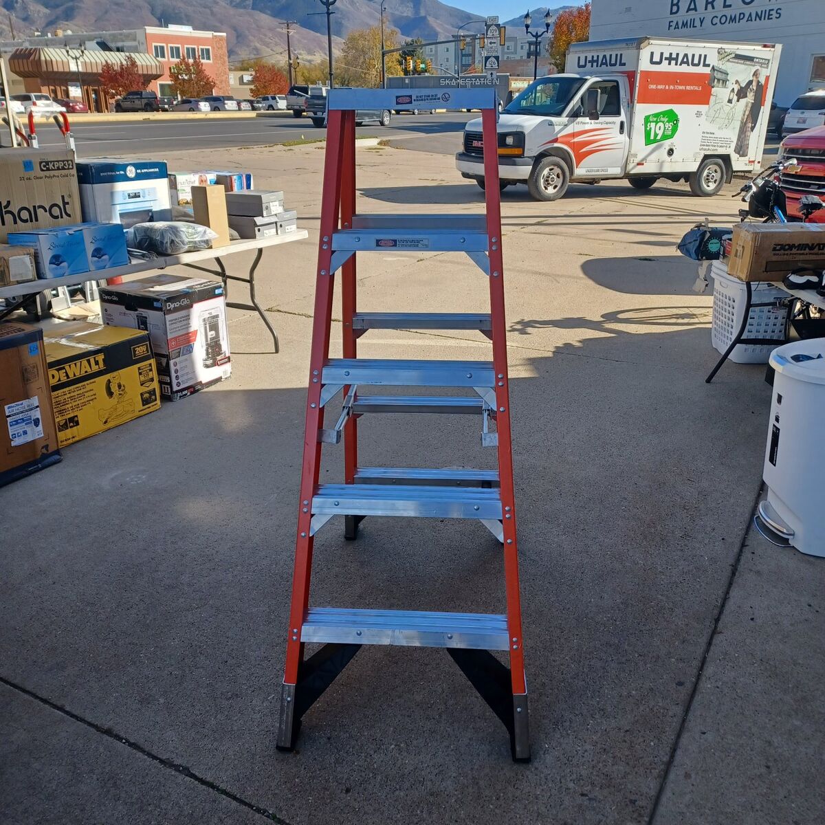 Werner 5 ft twin step ladder