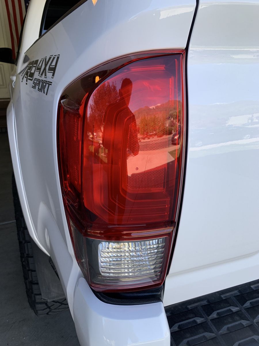 Tacoma TRD Sport Tail Lights W/ New smoked Covers