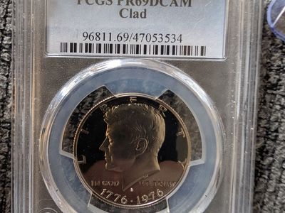 Sealed bicentennial half dollar