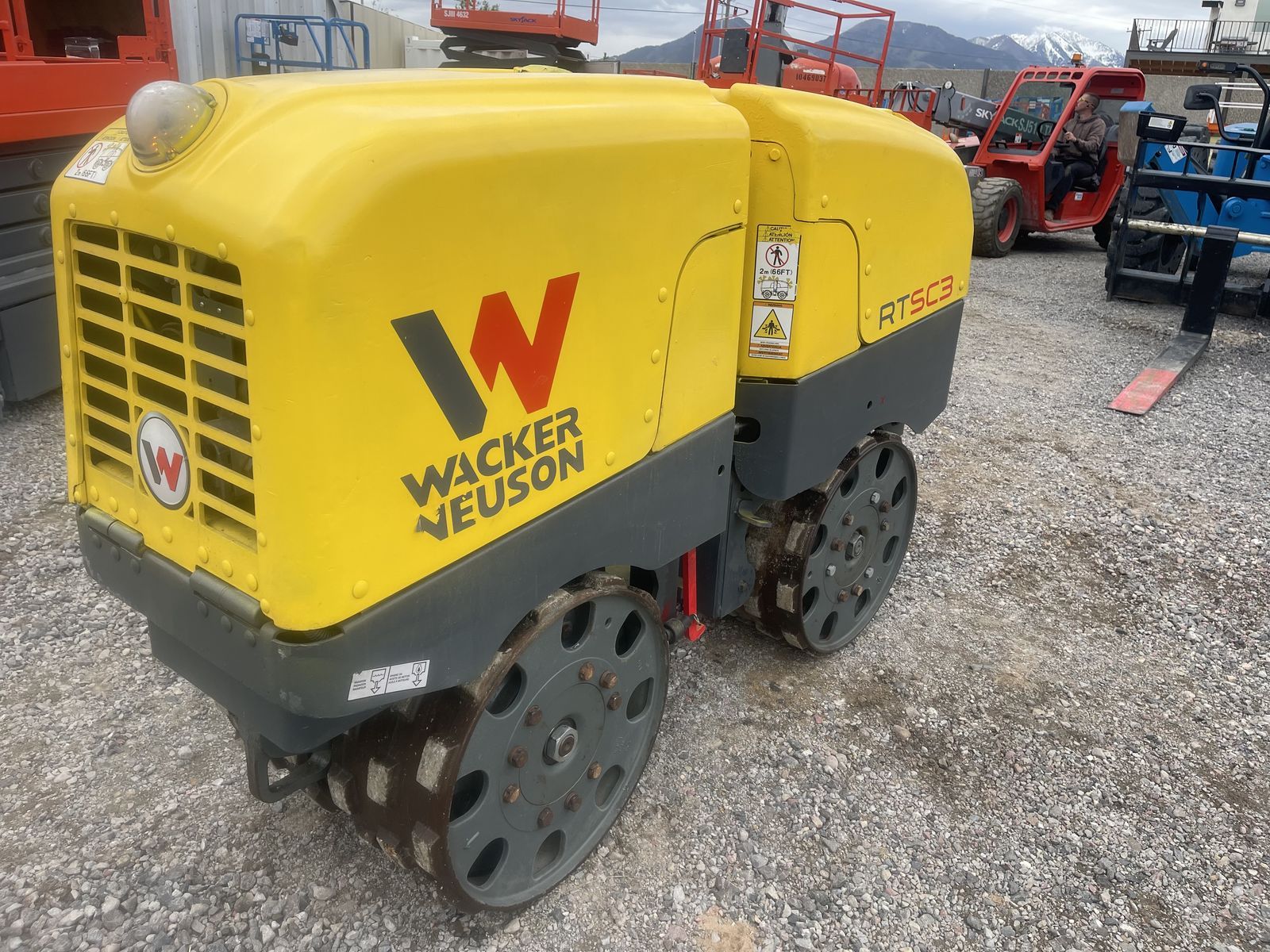 2019 Wacker Neuson RTSC3 Trench Roller 24" Remote Compactor 343 Hrs WARRANTY (id.8087)