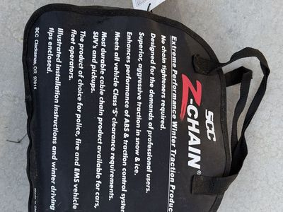 $95 msrp. SCC Z-Chain Z-575 Extreme Performance Winter Traction Cable Chains