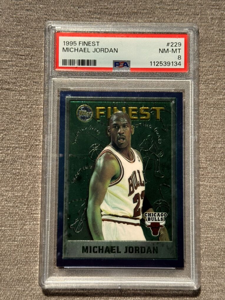 1995 Finest Michael Jordan #229 PSA 8
