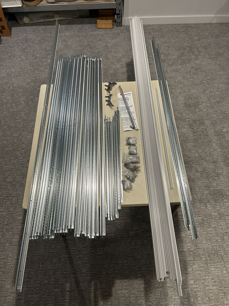 Armstrong quickhang dropped ceiling components 