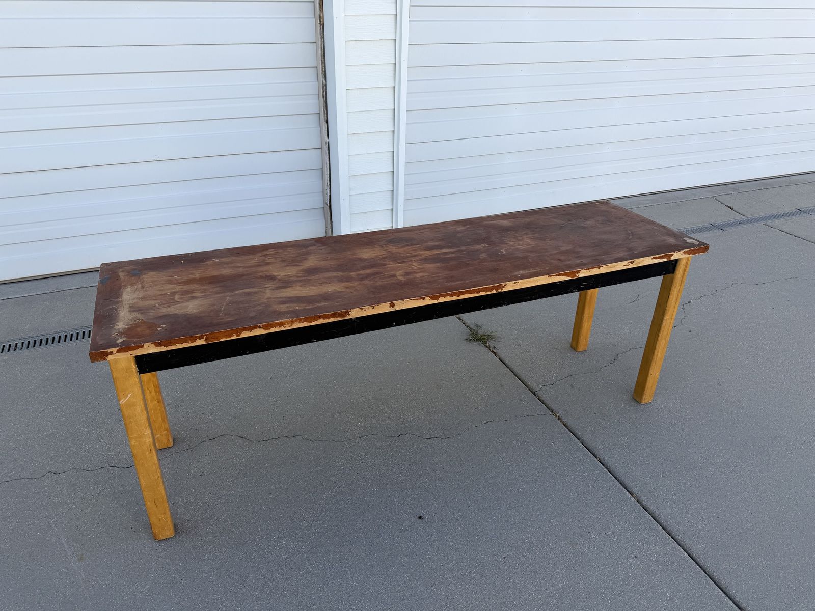 FREE - Wood Table/Workbench (24" x 72")